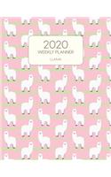 2020 Weekly Planner Llama