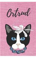 Katze Notizbuch / Notizheft / Journal / Malbuch / Tagebuch / Kritzelbuch / DIN A5 / Geschenk Ortrud