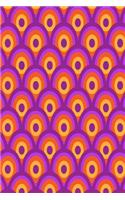 Retro Circles Pattern Journal