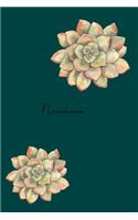 Notebook: Succulents Journal, Diary, Notebook, Daily Notepad, School Composition Book, Blank Journal with Lines to write in! (Diary, Daily Gratitude), Blank S