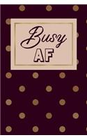 Busy AF Planner 2019