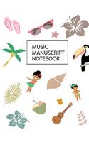 Music Manuscript Notebook