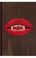 Vampire Lips Journal Notebook