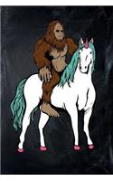 Bigfoot Riding Unicorn