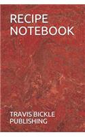 Recipe Notebook, Blank Lined Journal