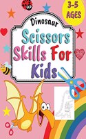 Dinosaur Scissors Skills Book For Kids