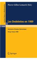 Les Ondelettes en 1989