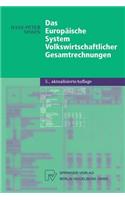 Das Europäische System Volkswirtschaftlicher Gesamtrechnungen