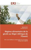 Régime alimentaire de la girafe au niger (afrique de l'ouest)