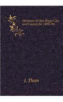 Directory of San Diego City and County for 1893-94