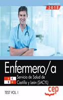 Enfermero/a. Servicio de Salud de Castilla y Leon (SACYL). Test Vol. I