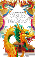 Coloring Book Castles and Dragons