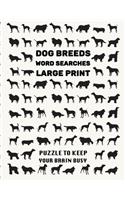 Dog Breeds Word Search Puzzle Book