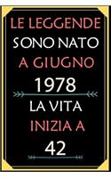 Le Leggende Sono Nato A Giugno 1978 La Vita Inizia A 42