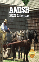 Amish 2021 Calendar: Country Souvenirs for Men Women Gifts