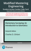 Modified Mastering Engineering with Pearson Etext -- Combo Access Card -- For Elementary Surveying: An Introduction to Geomatics