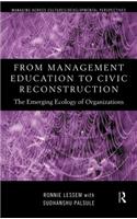 From Management Education to Civic Reconstruction