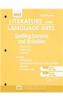 Holt Literature and Language Arts: Spelling Lessons and Activities Grade 7
