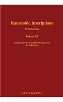 Ramesside Inscriptions, Ramesses IV to XI and Contemporaries