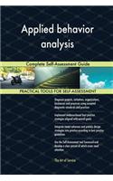 Applied behavior analysis Complete Self-Assessment Guide