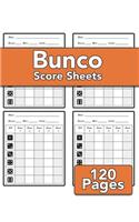 Bunco Score Sheets