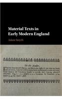 Material Texts in Early Modern England