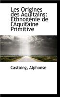 Les Origines Des Aquitains: Ethnog Nie de L'Aquitaine Primitive