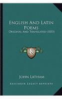 English and Latin Poems