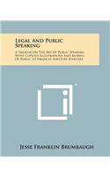 Legal and Public Speaking