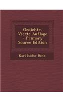 Gedichte, Vierte Auflage