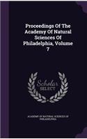 Proceedings Of The Academy Of Natural Sciences Of Philadelphia, Volume 7