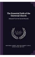 The Essential Faith of the Universal Church