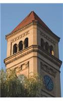 Clock Tower in Spokane Washington Journal: 150 page lined notebook/diary(English)
