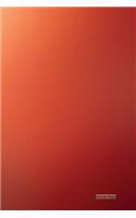 Journal Pages - Red Blur: 6" x 9", lined journal, blank book notebook, durable cover,150 pages for writing