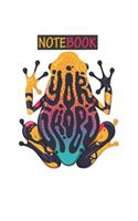 Cute Notebook Frogs Cartoon Cover