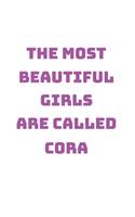 Cora Girl Woman Notebook