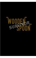 Wooden spoon survivor: Hangman Puzzles - Mini Game - Clever Kids - 110 Lined pages - 6 x 9 in - 15.24 x 22.86 cm - Single Player - Funny Great Gift