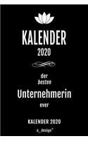 Kalender 2020 für Unternehmer / Unternehmerin