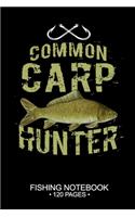 Common Carp Hunter Fishing Notebook 120 Pages