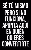 Sé tú mismo Pero si no funciona, apunta aquí en quién quieres convertirte