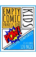 Empty Comic Panels for Kids