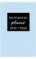 Semester Planer 2019 / 2020: A5 Coole Geschenkidee BLANKO zum Studium - Notizbuch für Studenten - Studienbeginn - Erstes Semester - Pruefung - Geburtstag - Terminkalender