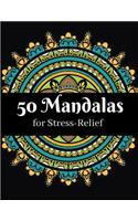 50 Mandalas for Stress-Relief