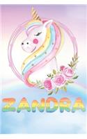 Zandra: Want To Give Zandra A Unique Memory & Emotional Moment? Show Zandra You Care With This Personal Custom Named Gift With Zandra's Very Own Unicorn Cus