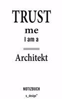 Notizbuch für Architekten / Architekt / Architektin: Originelle Geschenk-Idee [120 Seiten kariertes blanko Papier]