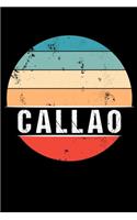 Callao: 100 Seiten 6 'x 9' - Travel Journal Notizbuch