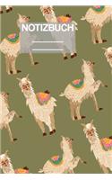 Notizbuch A5 Muster Zeichnung Lama Llama Alpaka: - 111 Seiten - EXTRA Kalender 2020 - Einzigartig - Kariert - Karo - Raster - Geschenk - Geschenkidee