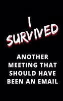I Survived another Meeting that Should Have been an Email