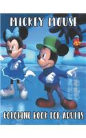 Mickey Mouse Coloring Book For Adults: Mickey Mouse Coloring Book For Adults, Mickey Mouse Christmas Book. 20 Story Paper Pages. 8.5 in x 11 in Cover.
