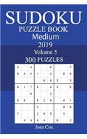 300 Medium Sudoku Puzzle Book 2019